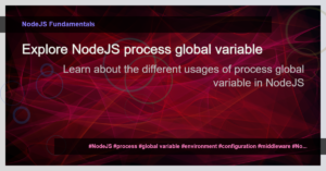 Read more about the article Understanding NodeJS process global variable: A Comprehensive Guide